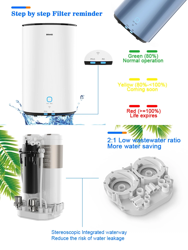 Drinking Direct Flow Reverse Osmosis RO Water Purifier System